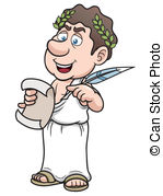 Ancient Greek Man   Vector Illustration Of Ancient Greek Man