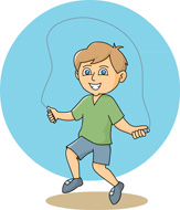 Boy Jumping Rope Clip Art At Clker Com Vector Clip Art Online    