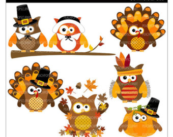 Cute Owls Clip Art Clipart Fall Autumn Pumpkin Pilgrim   Lil Oompa Owl