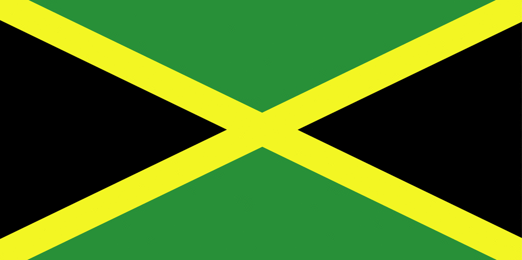 Flag Of Jamaica 2009   Clipart Etc