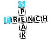 French Language Clip Art 3d French Language Crossword Stock
