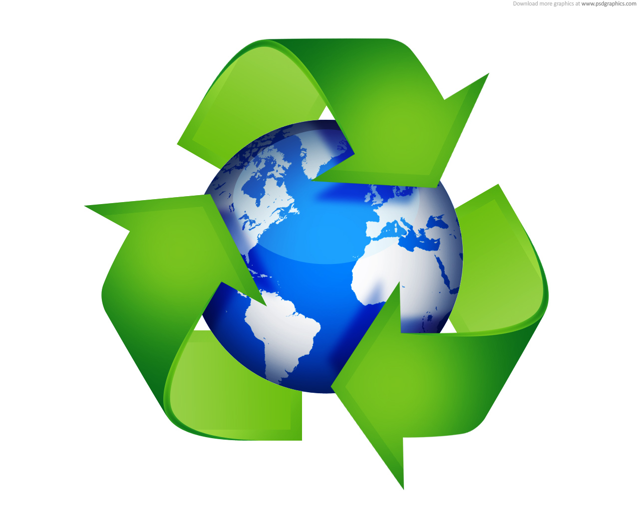 Green Recycling Symbols   Psdgraphics