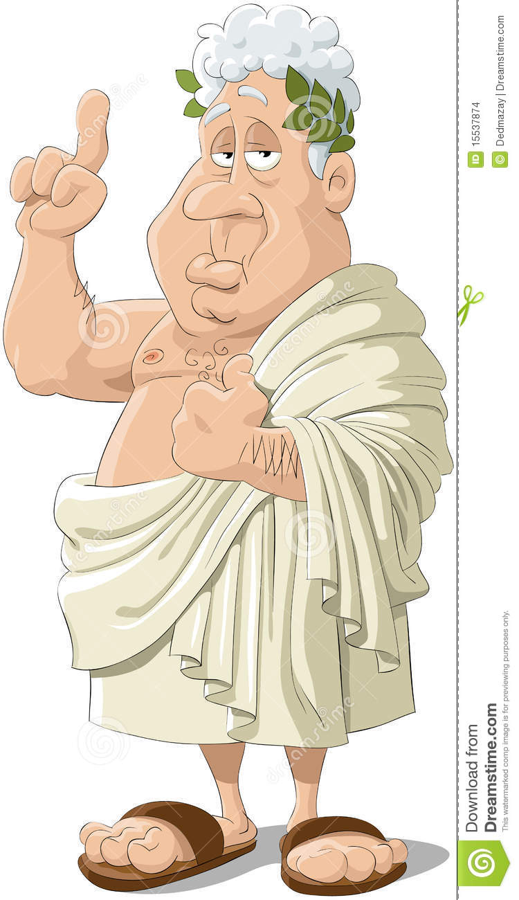 Illustration Of The Ancient Greek Philosopher