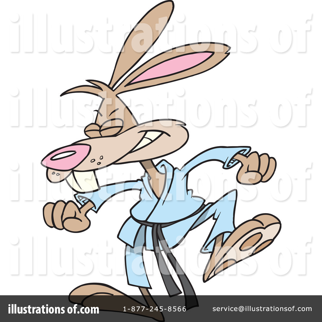 Karate Clipart  439044 By Ron Leishman   Royalty Free  Rf  Stock