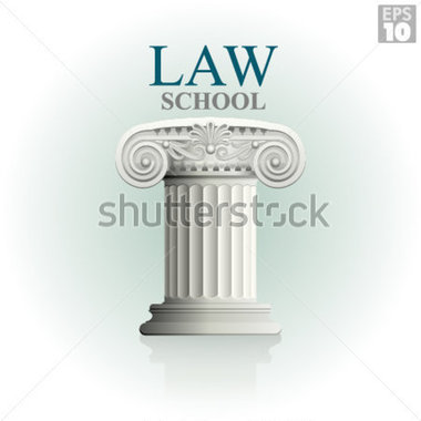Law School With Classic Roman Column
