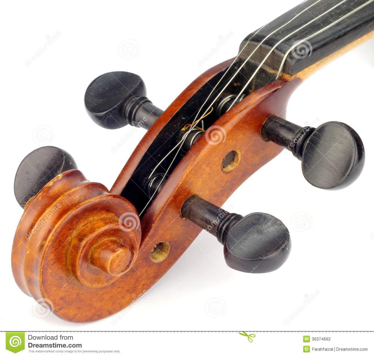 Old Violin Scroll Stock Photography   Image  36374662