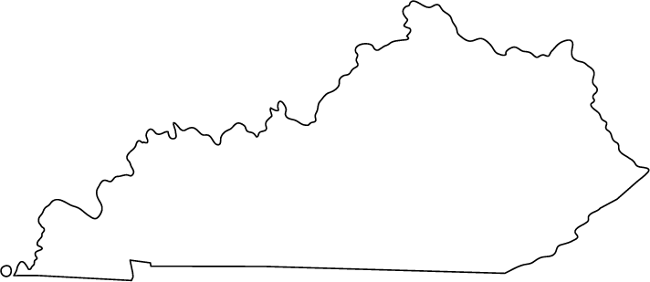 Outline Map Of Kentucky