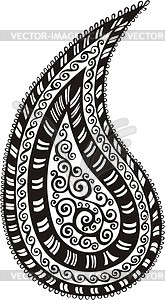 Paisley Pattern   Vector Clipart