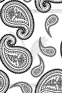 Seamless Paisley Pattern   Vector Eps Clipart