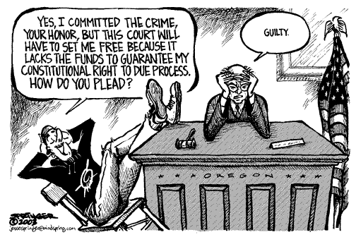 Speedy Trial Cartoon Editorial Cartoons