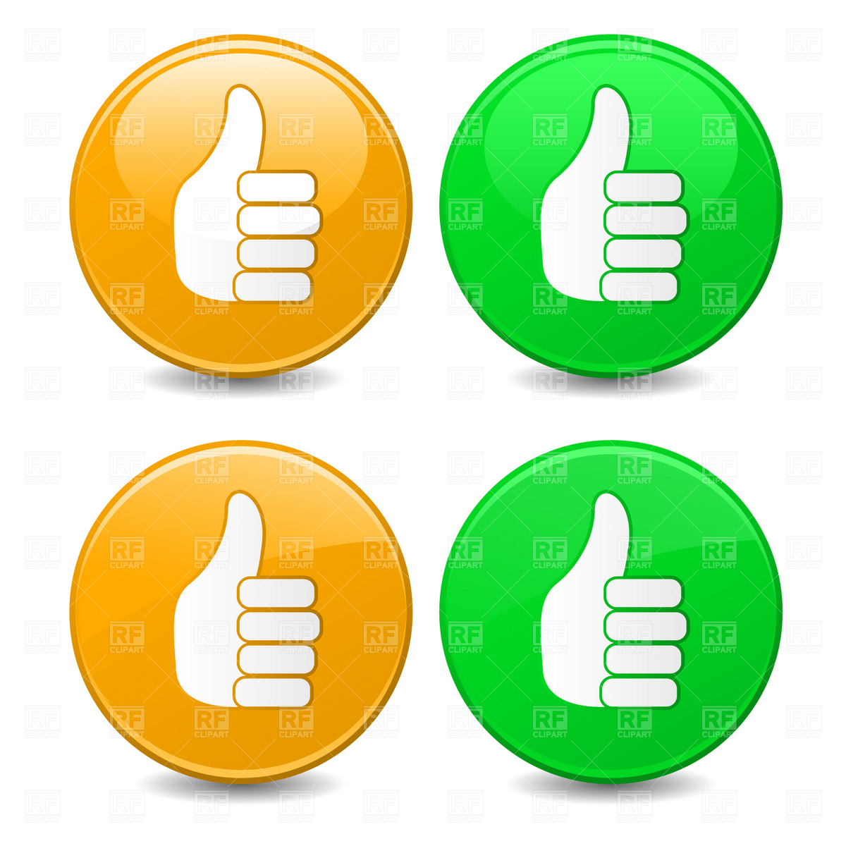 Thumbs Up Sign 1786 Download Royalty Free Vector Clipart  Eps 