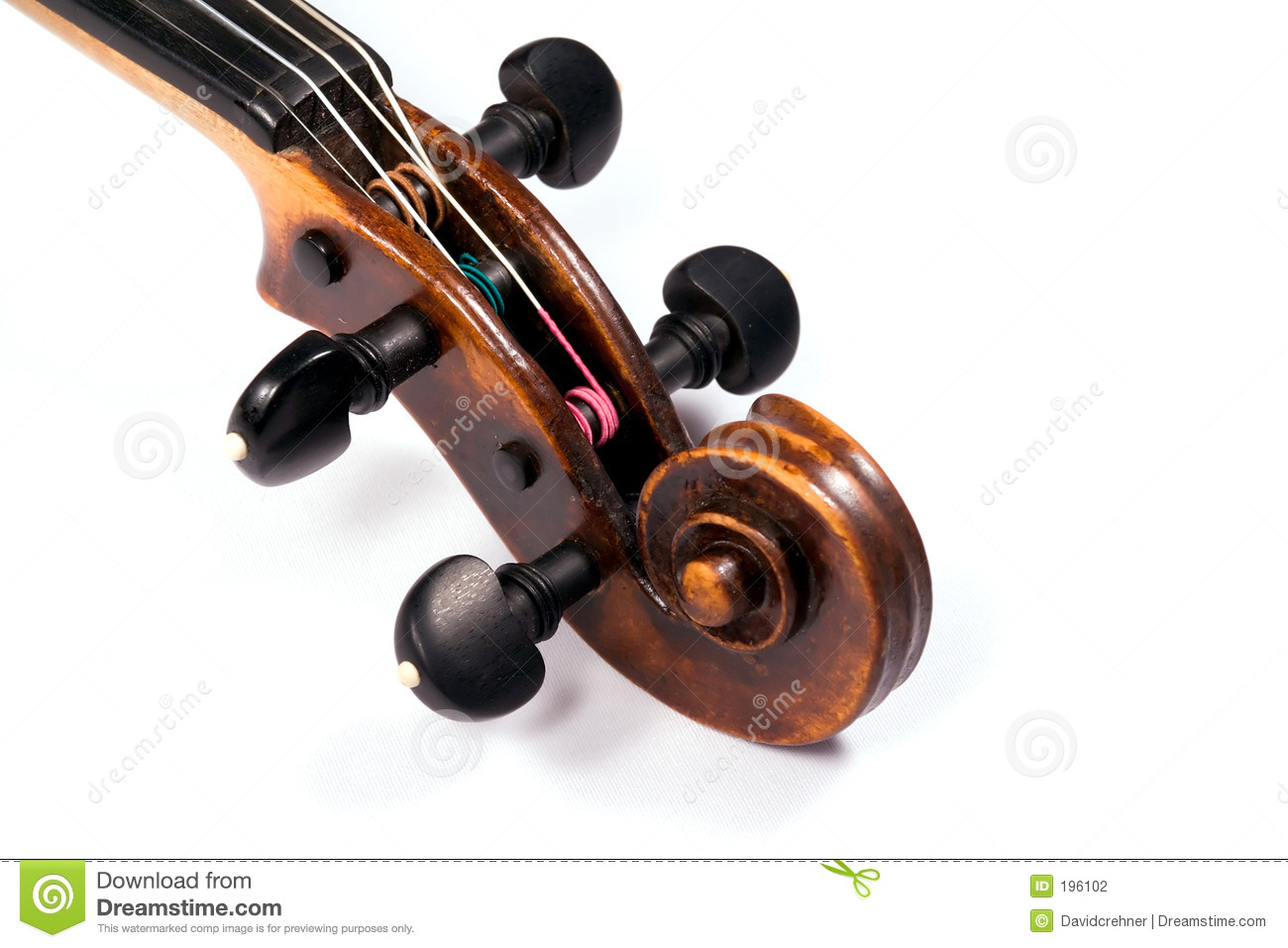 Violin Scroll Stock Photography   Image  196102