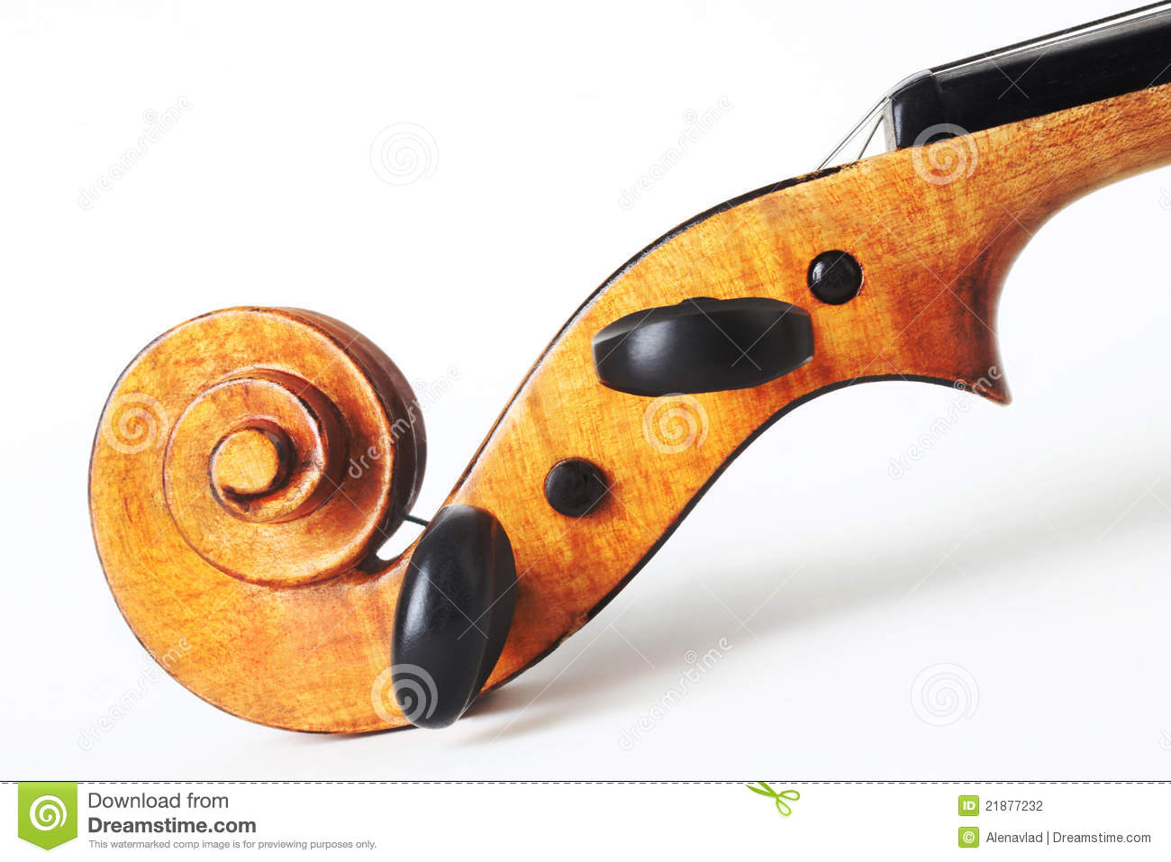 Violin Scroll Stock Photography   Image  21877232