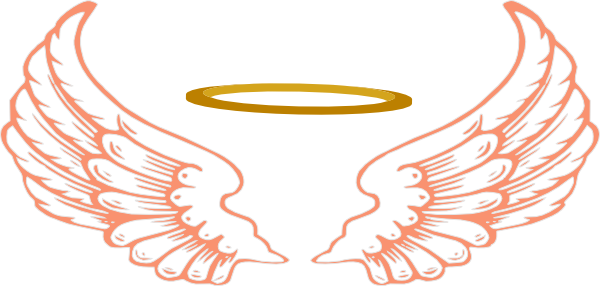 Angel Halo With Wings2 Clip Art At Clker Com   Vector Clip Art Online