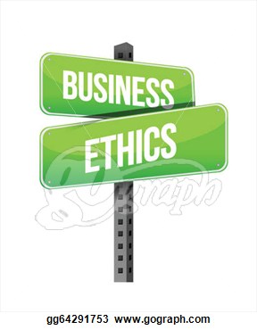 Business Ethics Road Sign
