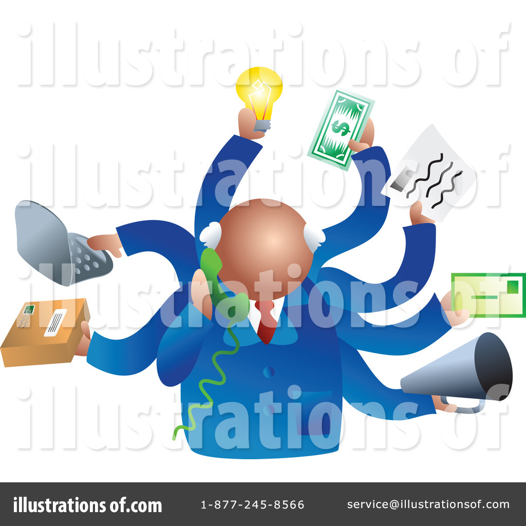 Busy City Clipart Black And White  Rf  Business Clipart