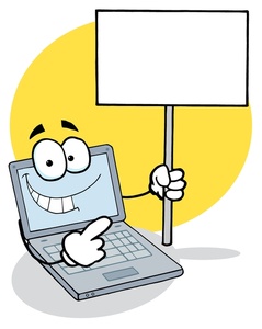 Cartoon Laptop Computer Clip Art Clipart