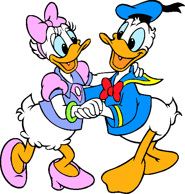 Donald Duck And Daisy Duck Cartoon Gif
