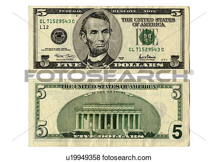 Five Dollar Bill Clip Art The New Five Dollar Bill