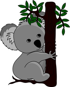 Koala Clip Art Images Koala Stock Photos   Clipart Koala Pictures