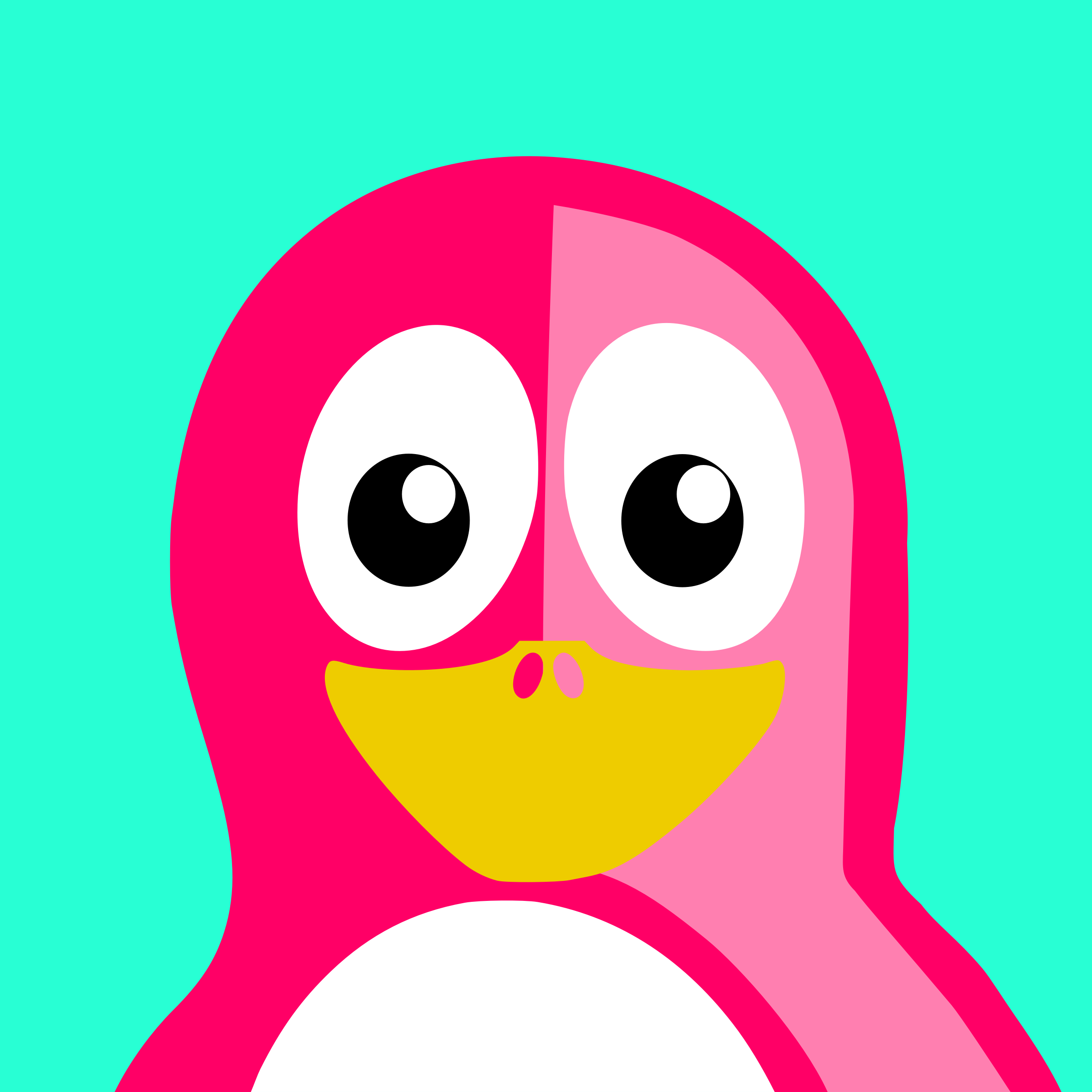 Pink Penguin By Bartm