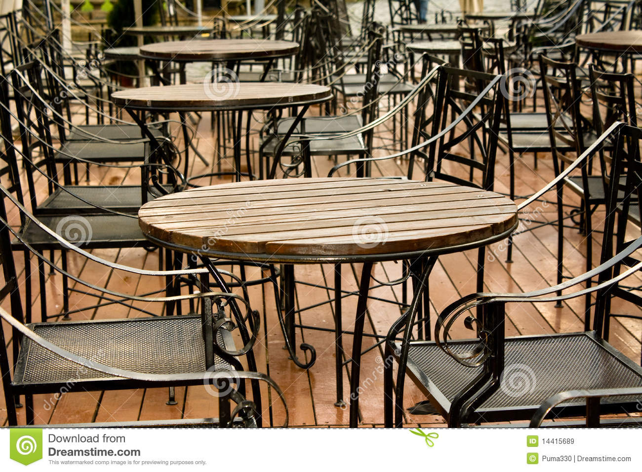Restaurant Chairs Patio Royalty Free Stock Images   Image  14415689