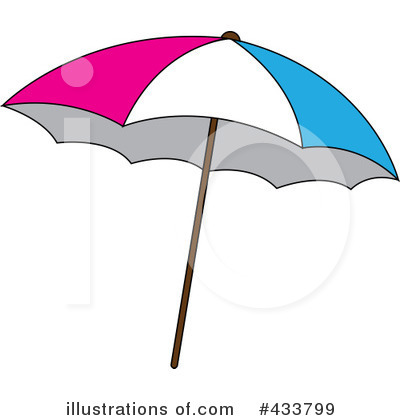 Royalty Free  Rf  Beach Umbrella Clipart Illustration By Pams Clipart