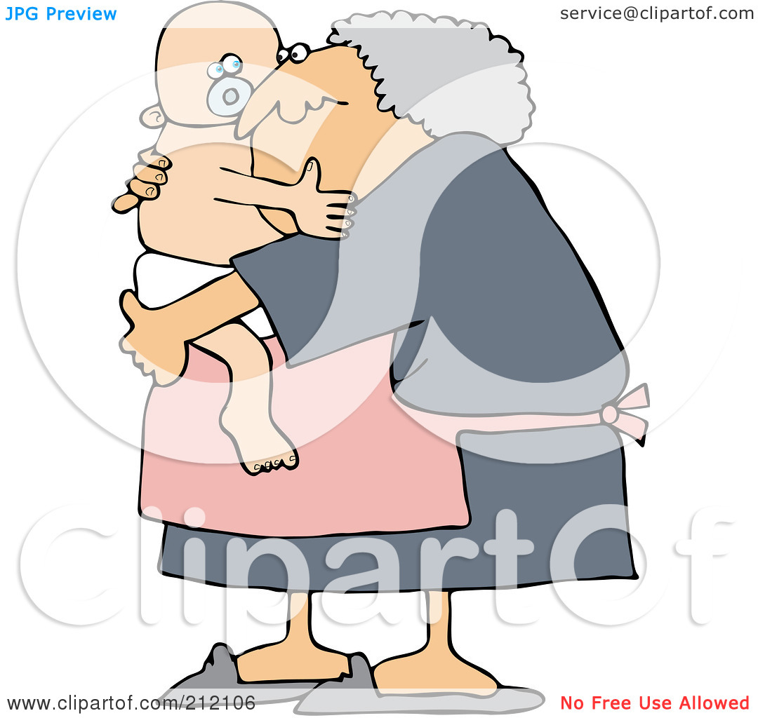 Royalty Free  Rf  Clipart Illustration Of A Baby Boy Hugging His