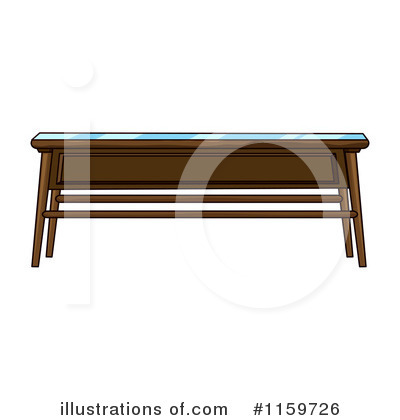 Royalty Free  Rf  Table Clipart Illustration By Colematt   Stock