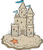 Sand Castle Illustration