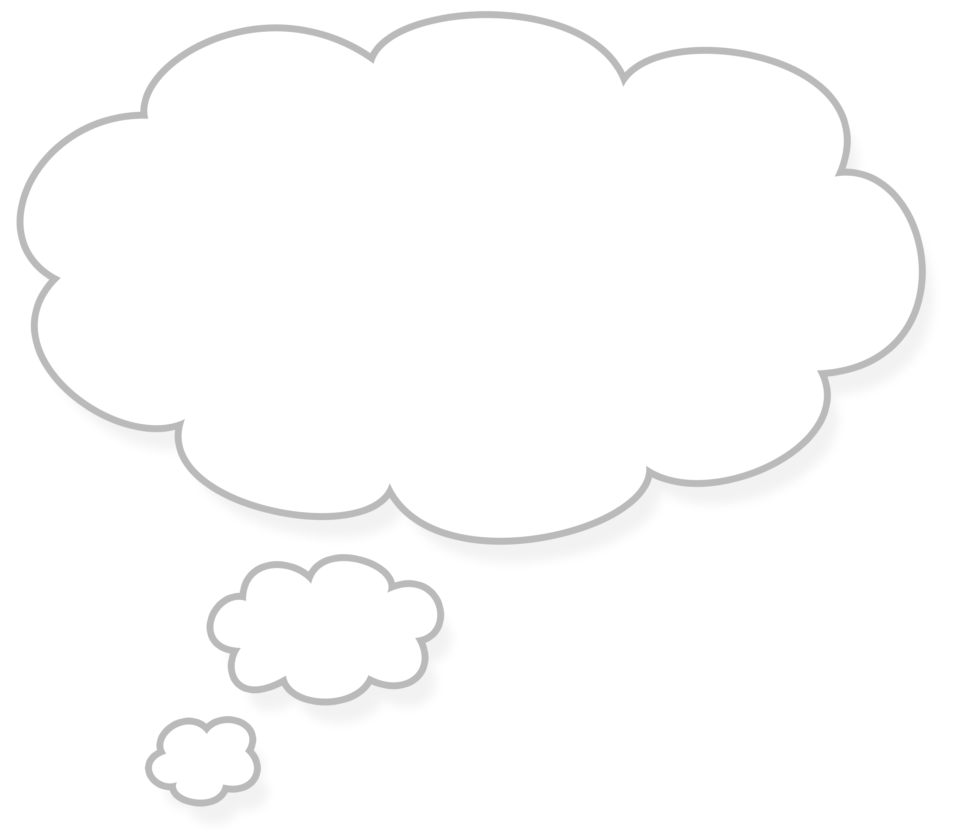 Thinking Cloud Clipart Black And White   Clipart Panda   Free Clipart