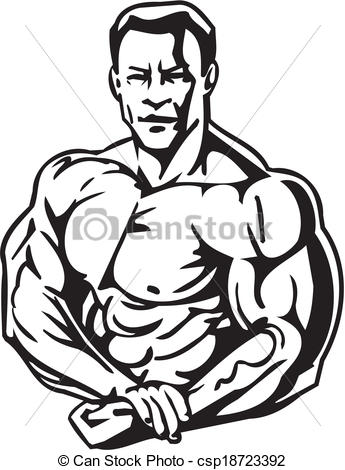 Vector   Bodybuilding And Powerlifting   Vector    Stock Illustration