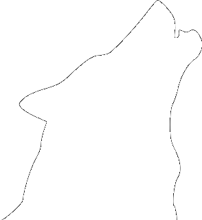 Wolf Clipart Black And White   Clipart Panda   Free Clipart Images