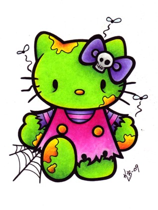 Zombie Cute  Hello Kitty