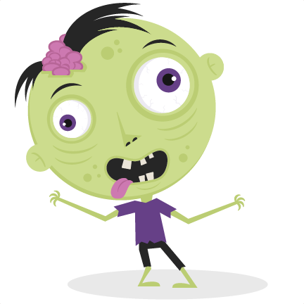 Zombie Svg Cut File For Cutting Machines Cute Zombie Clipart Zombie    