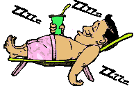 Animated Gifs Of Vacation  Man Takes Nap In The Sun