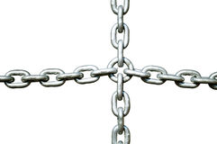 Chain Isolated On White Royalty Free Stock Photography