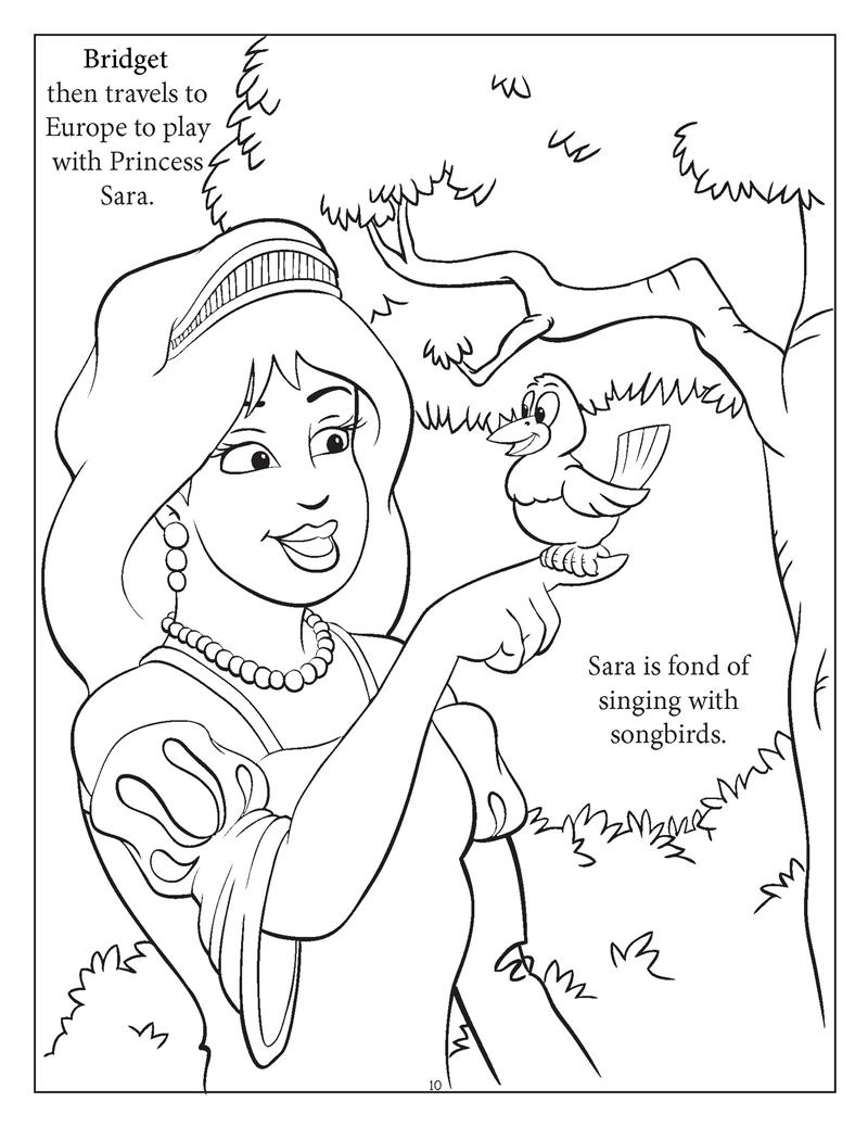Coloring Books   Personalized Princesses Coloring Book