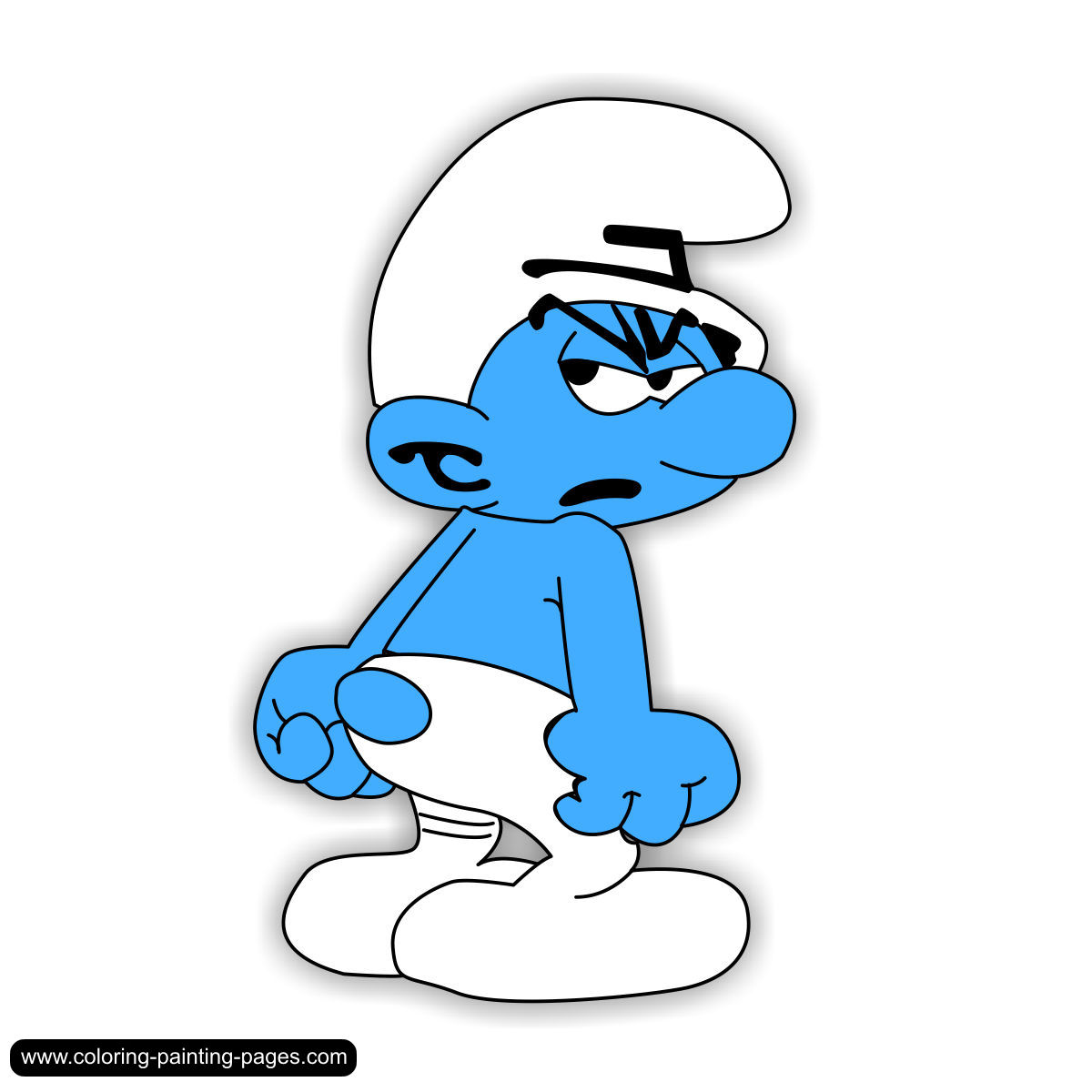 Coloring Pages Smurfs  Free Downloads