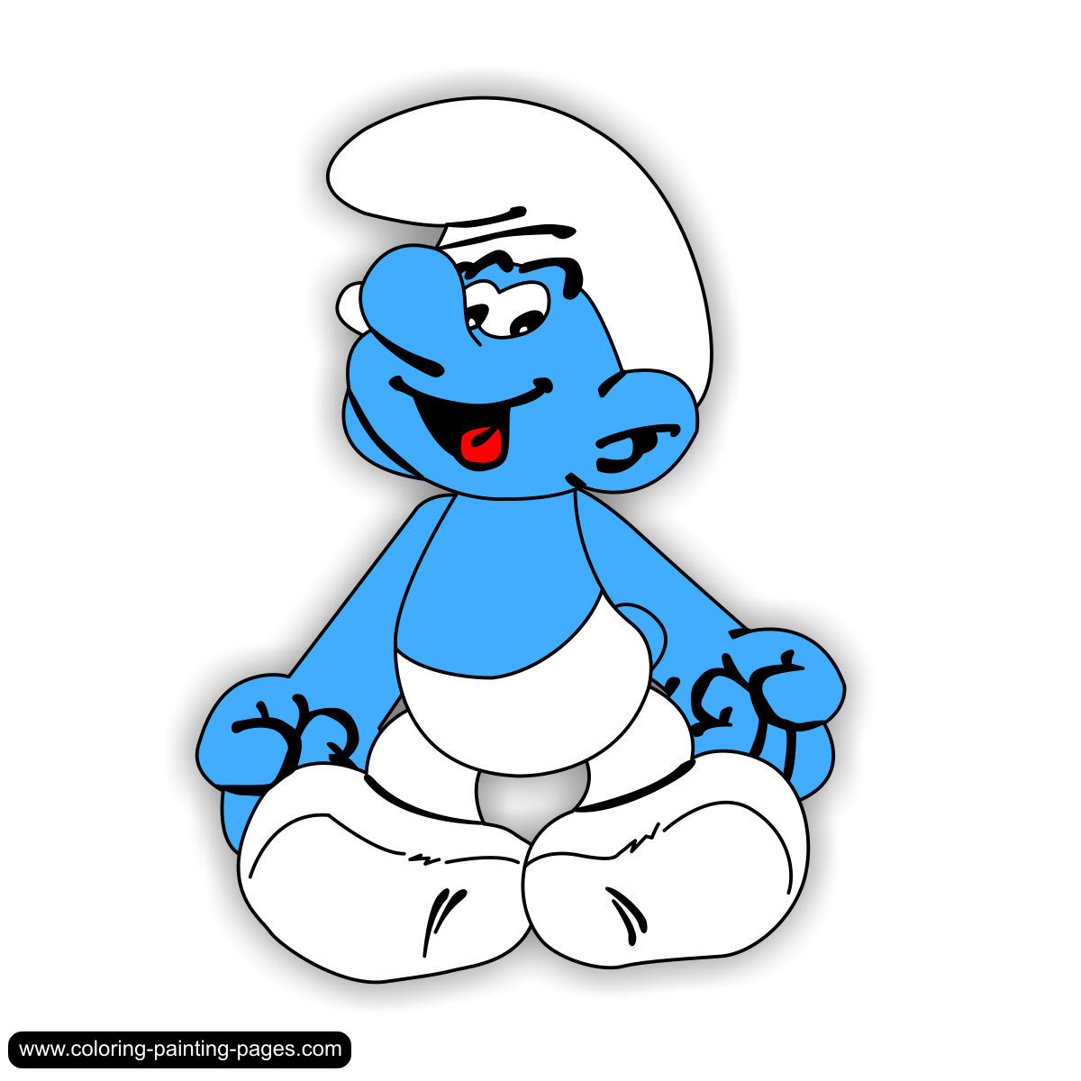 Coloring Pages Smurfs  Free Downloads