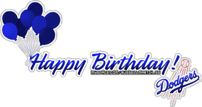 Happy Birthday Dodgers Graphics And Comments