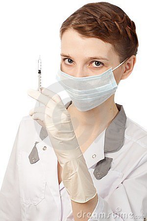 Nurse In Sterile Gloves Royalty Free Stock Images   Image  23946629