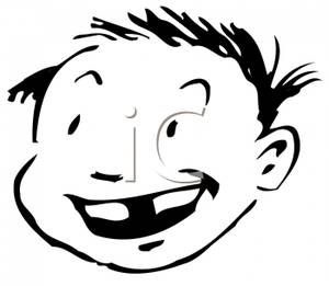     Of A Boy Missing His Front Teeth   Royalty Free Clipart Picture