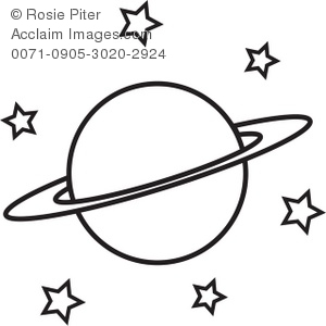 Saturn Clipart Black And White   Clipart Panda   Free Clipart Images