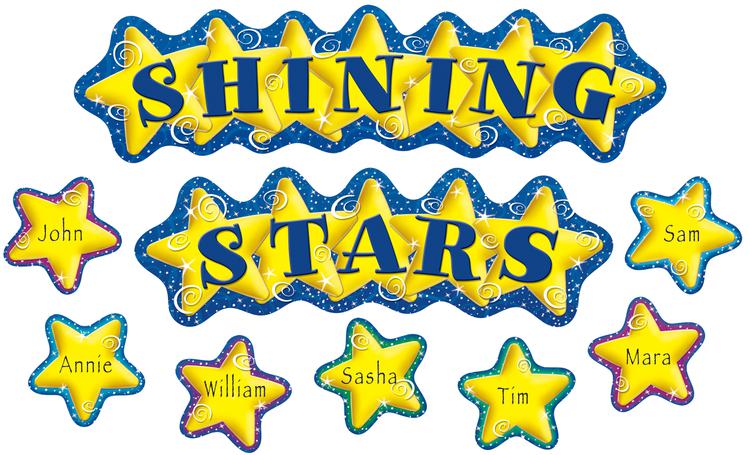 Shining Stars Mini Bulletin Board Set   Tcr4780