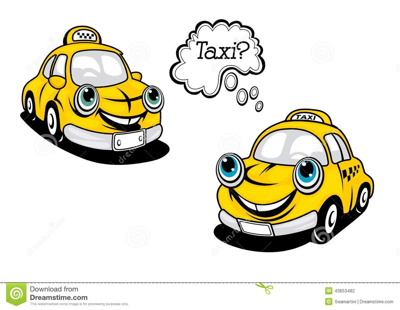     Speech Bubble And Text   Taxi  For Transportation Service Design