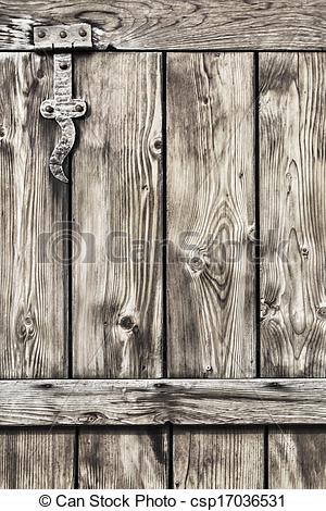Stock Photo   Antique Rustic Pine Wood Barn Door   Detail   Stock    