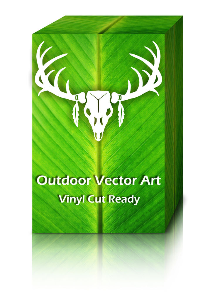 Vector Animal Wildlife Outdoor And Hunting Clip Art Package Vinyl Cut