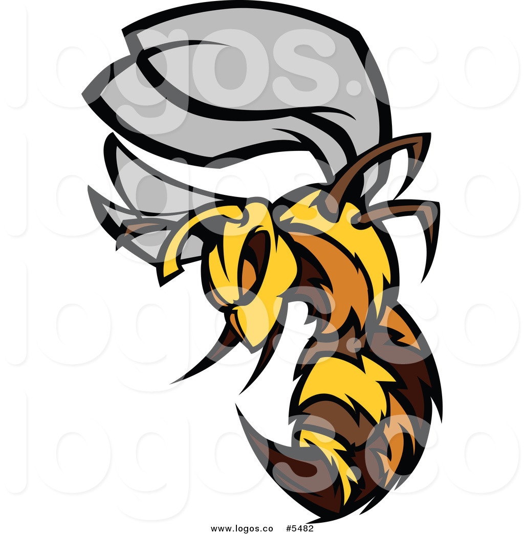 Vector Of A Logo Of An Aggressive Stinging Bee By Chromaco    5482