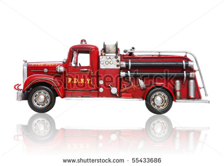Vintage Fire Truck Clip Art An Old Vintage Fire Truck
